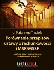 Porównanie przepisów ustawy o rachunkowości i MSR/MSSF 2019/2020